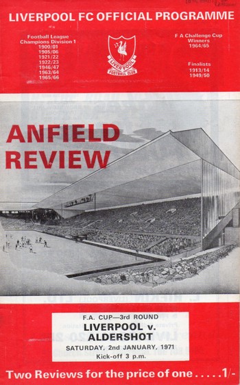 Match programme